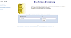 Desktop Screenshot of cylex-branchenbuch-braunschweig.de