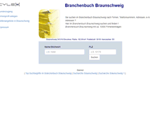 Tablet Screenshot of cylex-branchenbuch-braunschweig.de